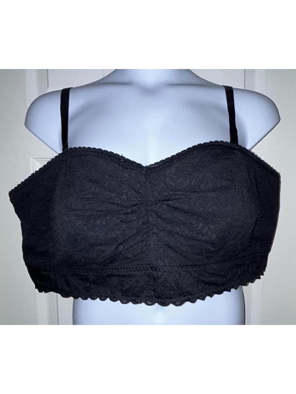 Torrid Curve Black Lace Multi Way Bra Bralette sz 4